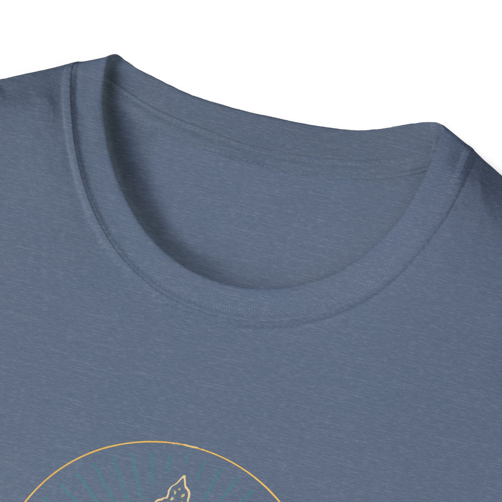 Golden Meditating Buddha T-Shirt